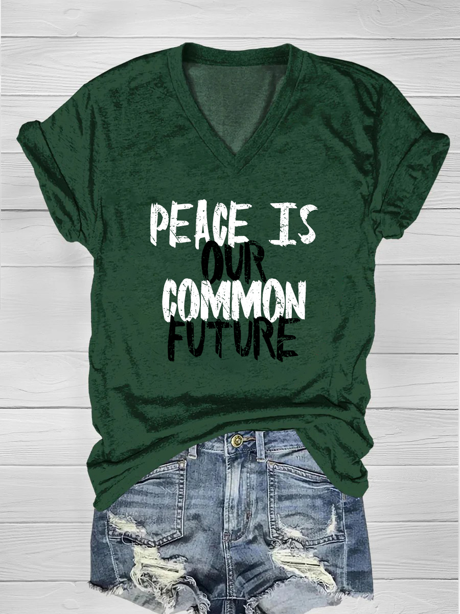 Peace is our common future