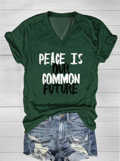 Peace is our common future