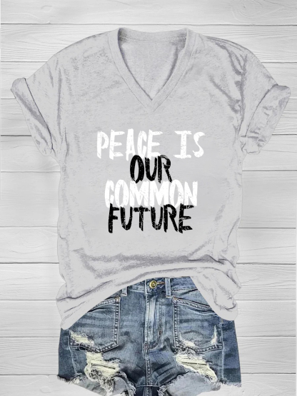 Peace is our common future