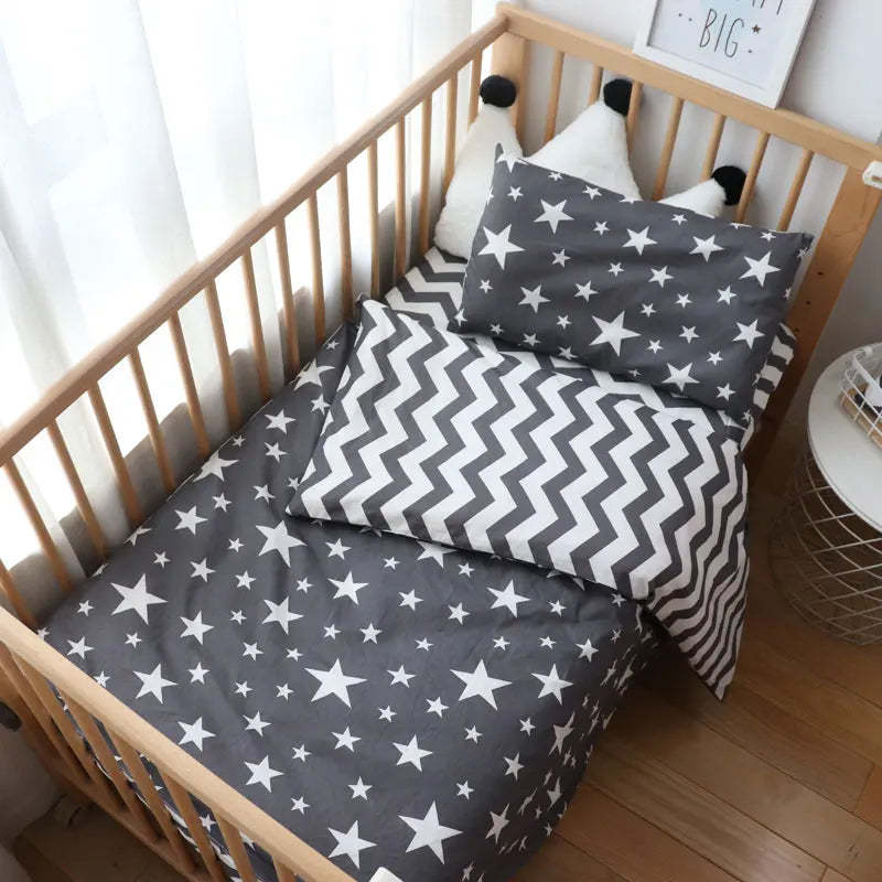 3Pcs Baby Bedding Set For Newborns