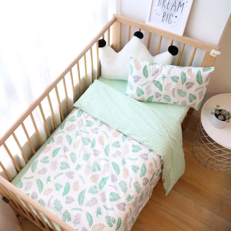 3Pcs Baby Bedding Set For Newborns