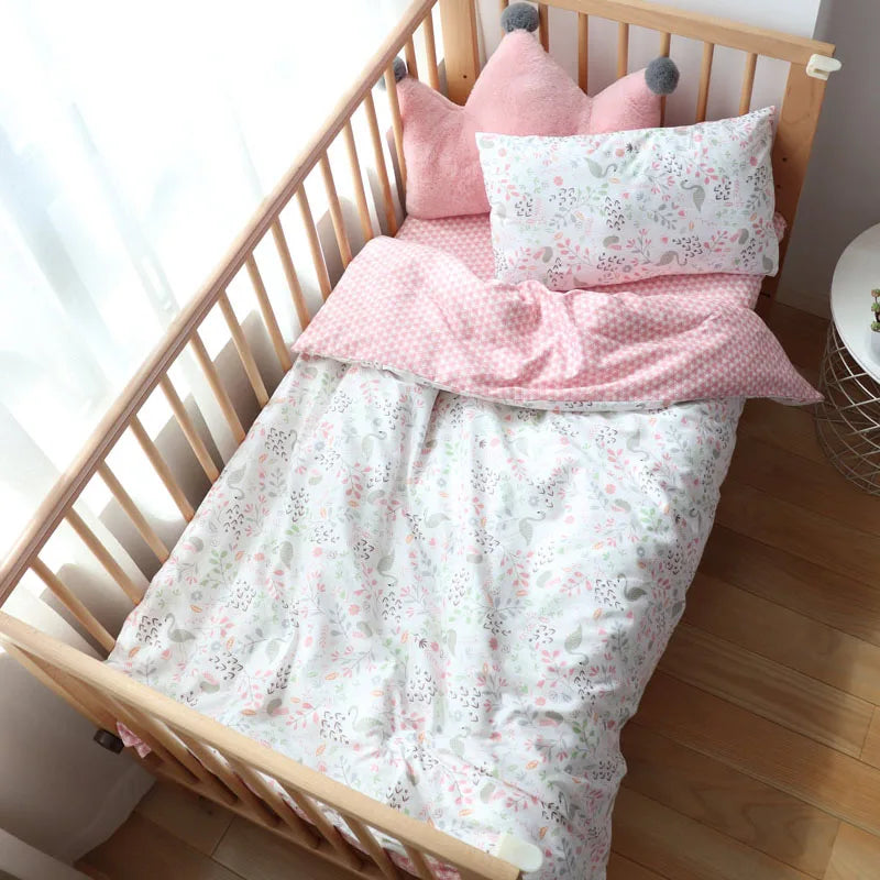 3Pcs Baby Bedding Set For Newborns