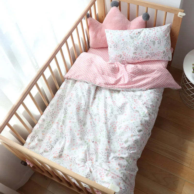 3Pcs Baby Bedding Set For Newborns