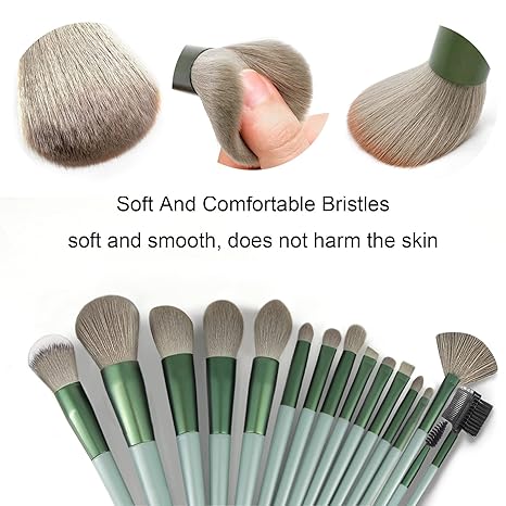 Makeup Brushes 22 Pcs Makeup Kit,Foundation Brush Eyeshadow Brush Make up Brushes Set (Green, 22 Piece Set Large)