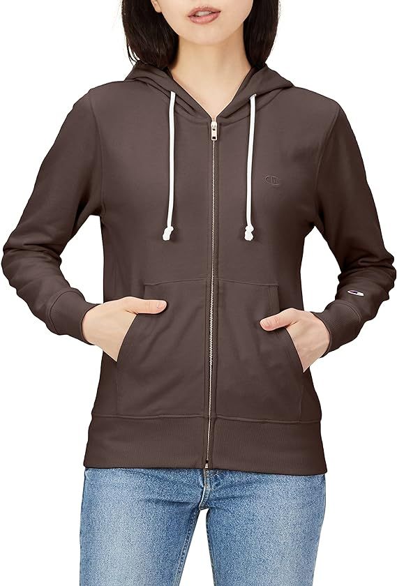 Women's Hoodie, Sweatshirt, Fleece Lining, UV Protection, One Point Logo, Zip Hooded Sweatshirt