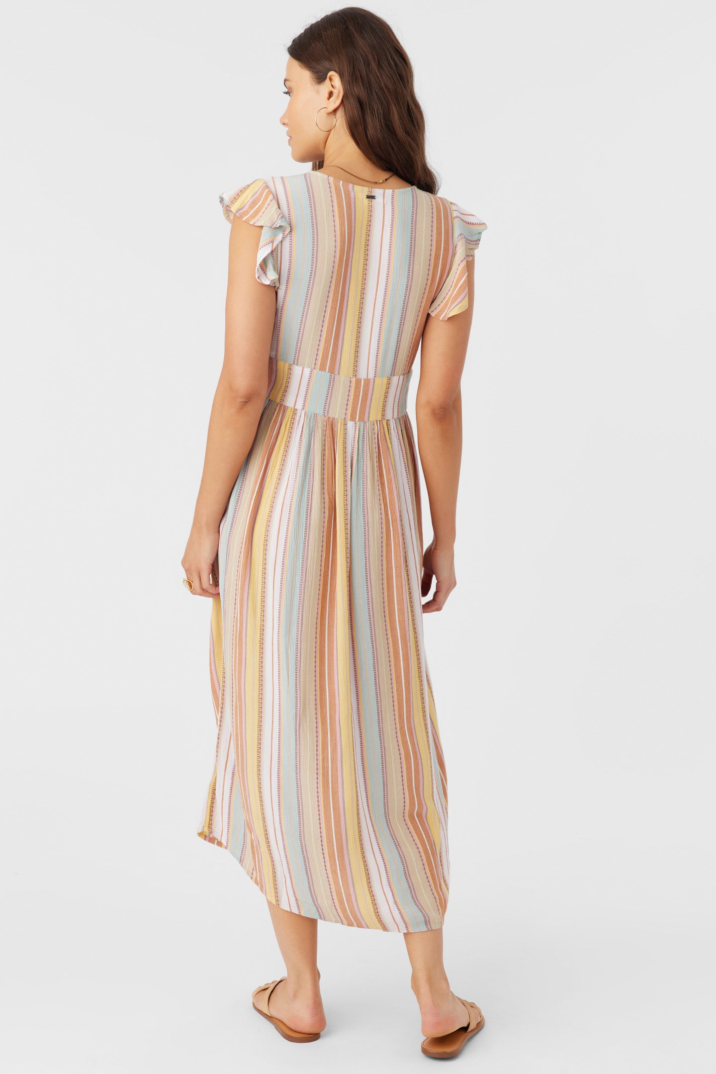 RAINEY STRIPE MIDI DRESS