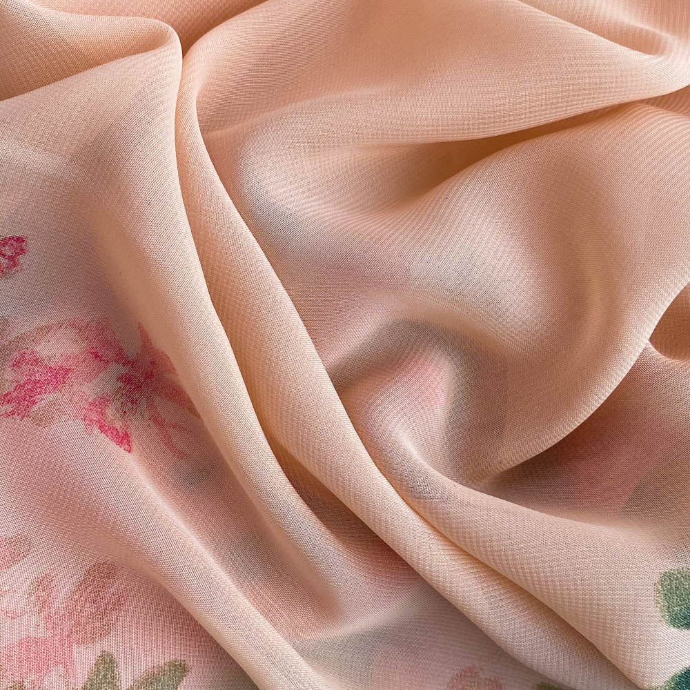 Elegant V-neck Floral Printed Dress