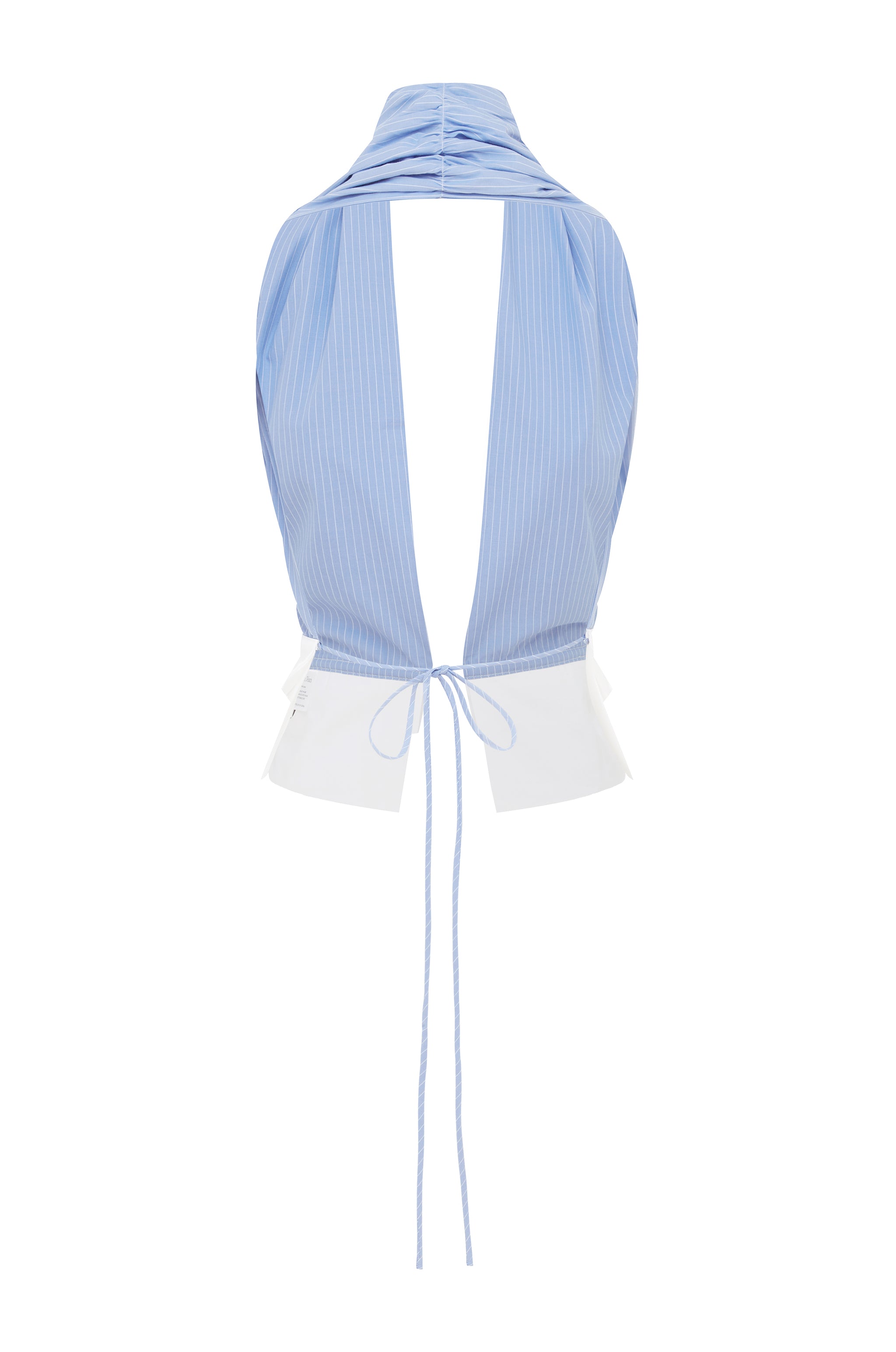 Quinn Top | Blue Pinstripe