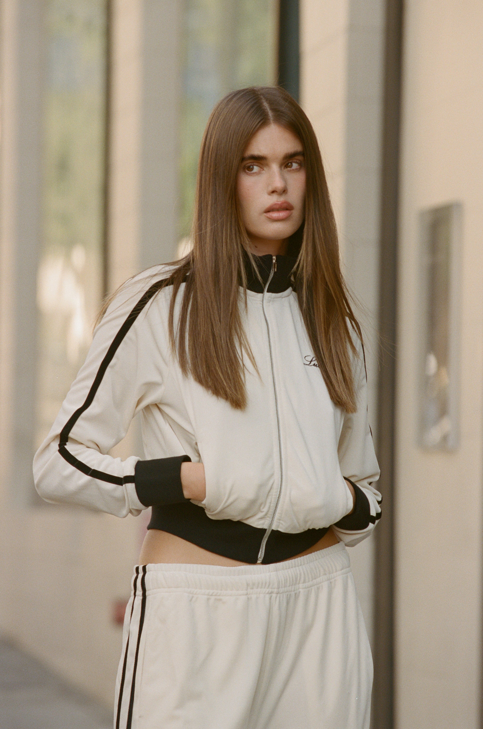 Bianca Zip Through | Cream