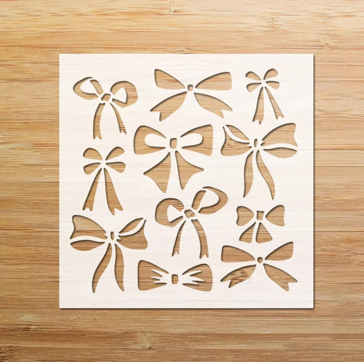 Butterfly Bow Tie Party Stencil