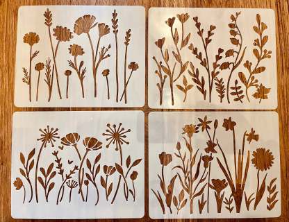 Flowers and Grass Collection - 12 Pcs