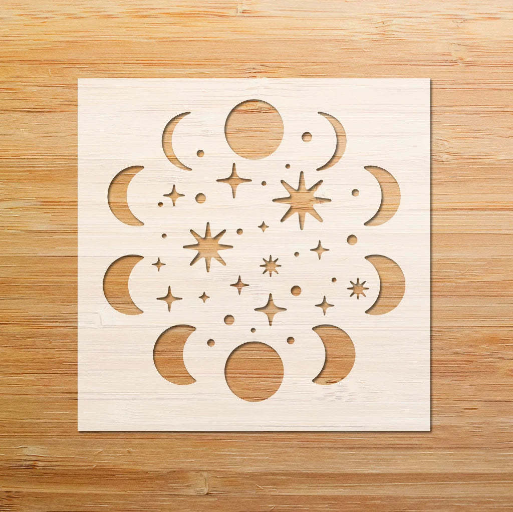 Moon Trail Stencil