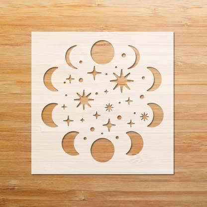 Moon Trail Stencil