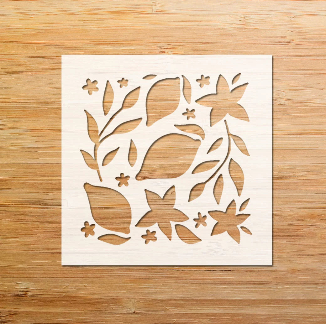 Star Leaf Stencil