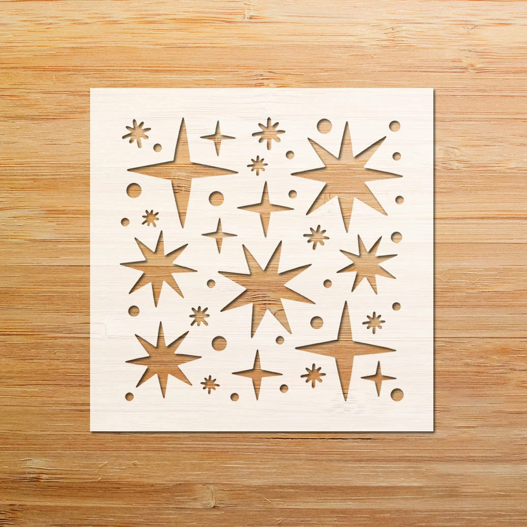 Shining Stars-Small Stencil