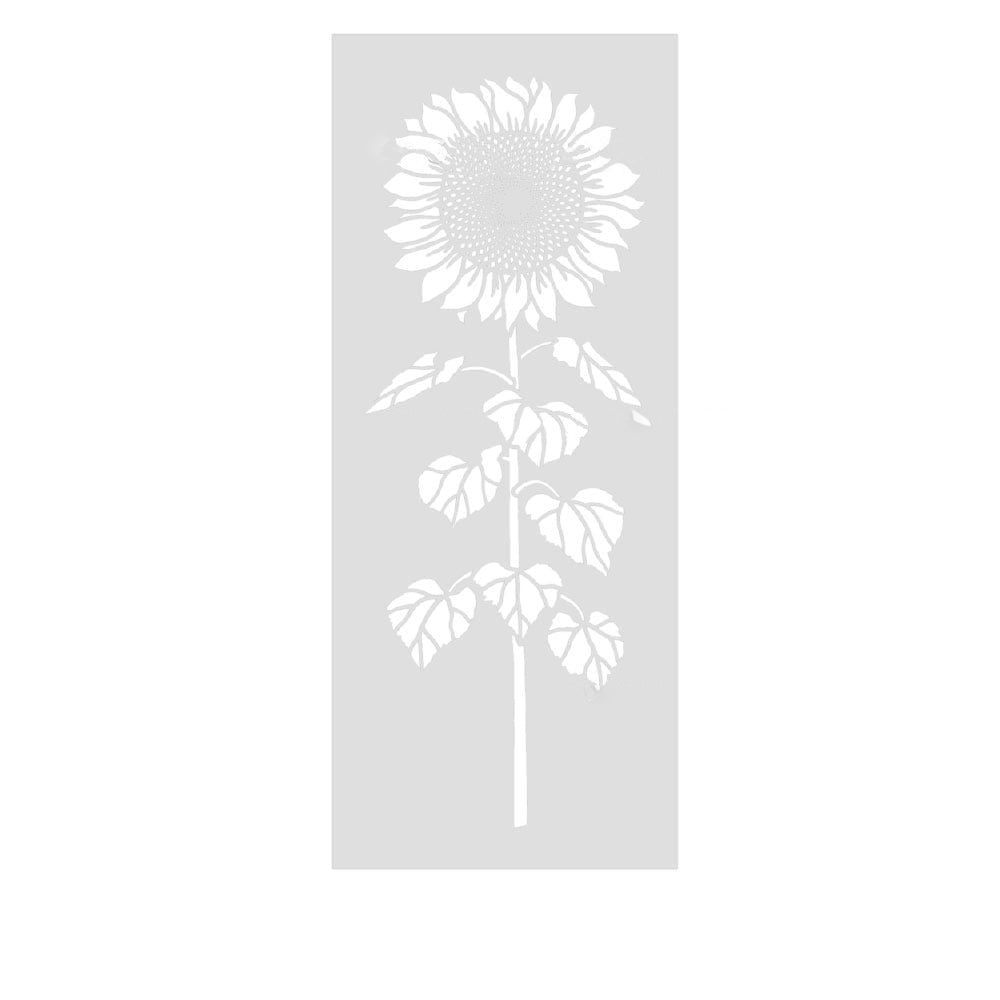 Sunflower Garden Stenciled Walls
