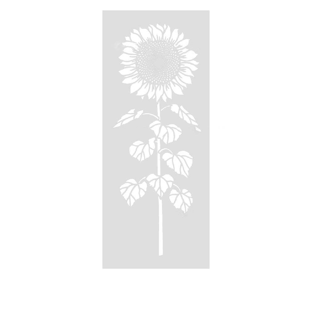 Sunflower Garden Stenciled Walls