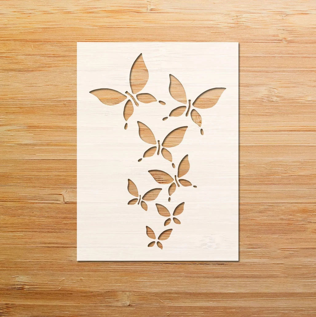 Flock of Butterflies-Small Stencil