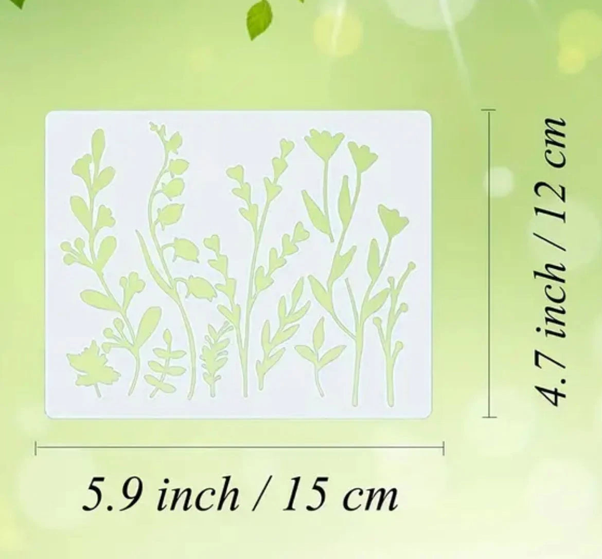 Flowers and Grass Collection - 12 Pcs