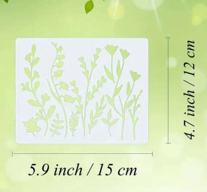 Flowers and Grass Collection - 12 Pcs