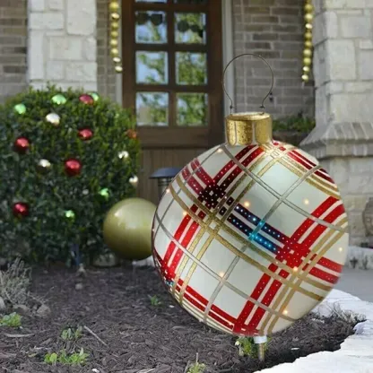 🎄Early Christmas -Outdoor Christmas PVC inflatable Decorated Ball