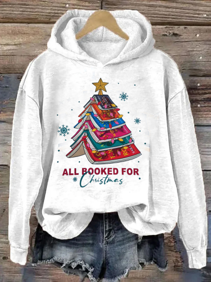 Christmas Tree Print Hoodie