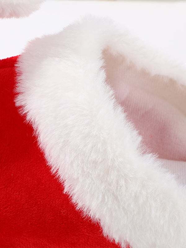 Red Cartoon Santa Claus Elf Shoes
