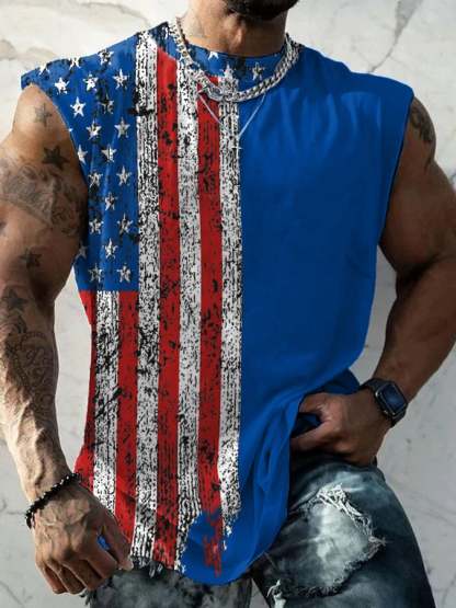 Flag Men's Printed Tank Top