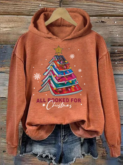 Christmas Tree Print Hoodie