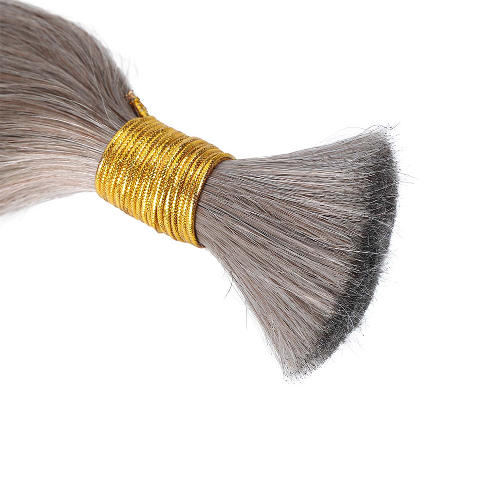 #18 V Light Hair Extensions Straight Premium Virgin Hair Bulk 100G/PC