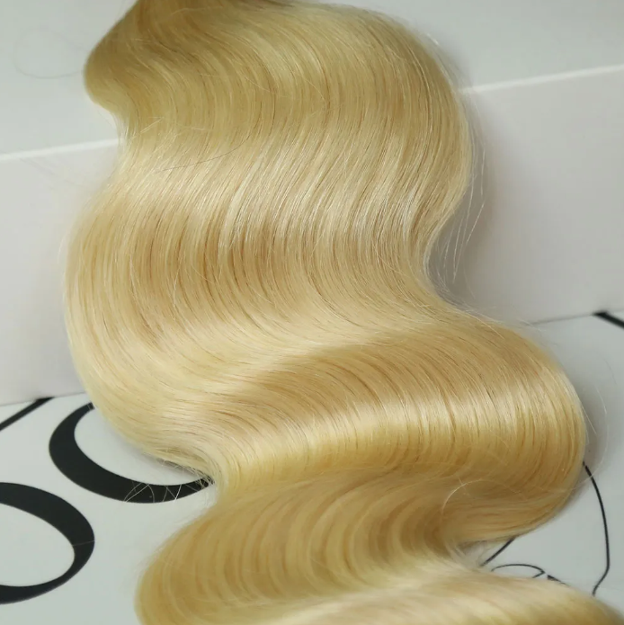 #30 V Light Bulk Human Hair Extension Light Brown Virgin Remy Premium Quality 100 Grams/PC