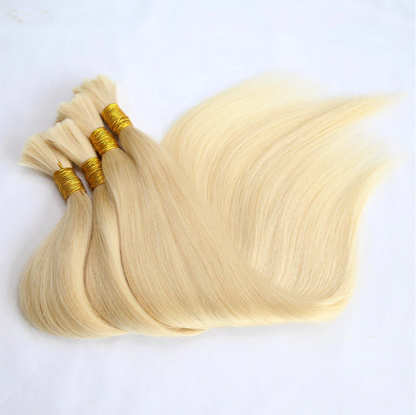 #30 V Light Bulk Human Hair Extension Light Brown Virgin Remy Premium Quality 100 Grams/PC