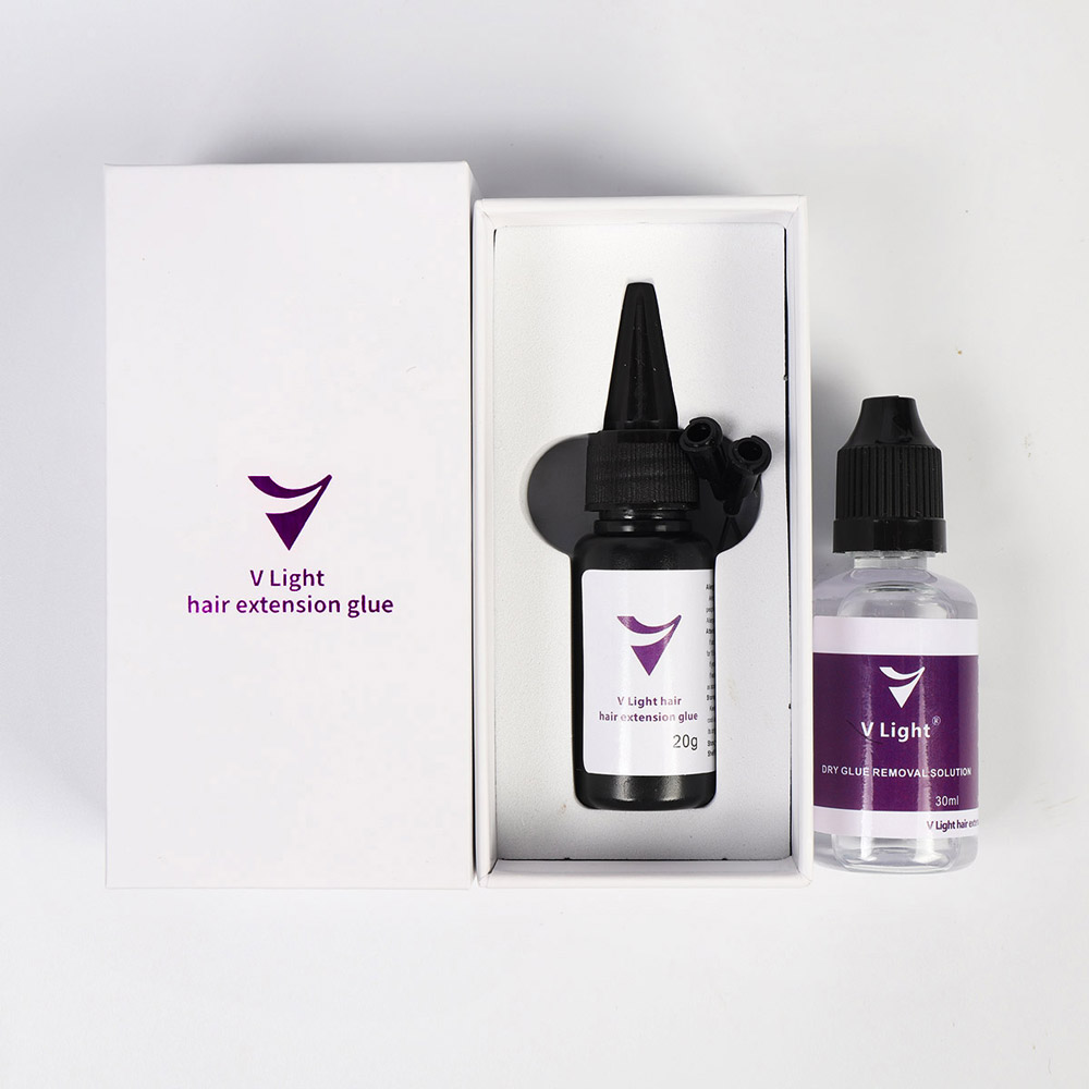 V-LIGHT HAIR EXTENSIONS GLUE | Free Removal Glue