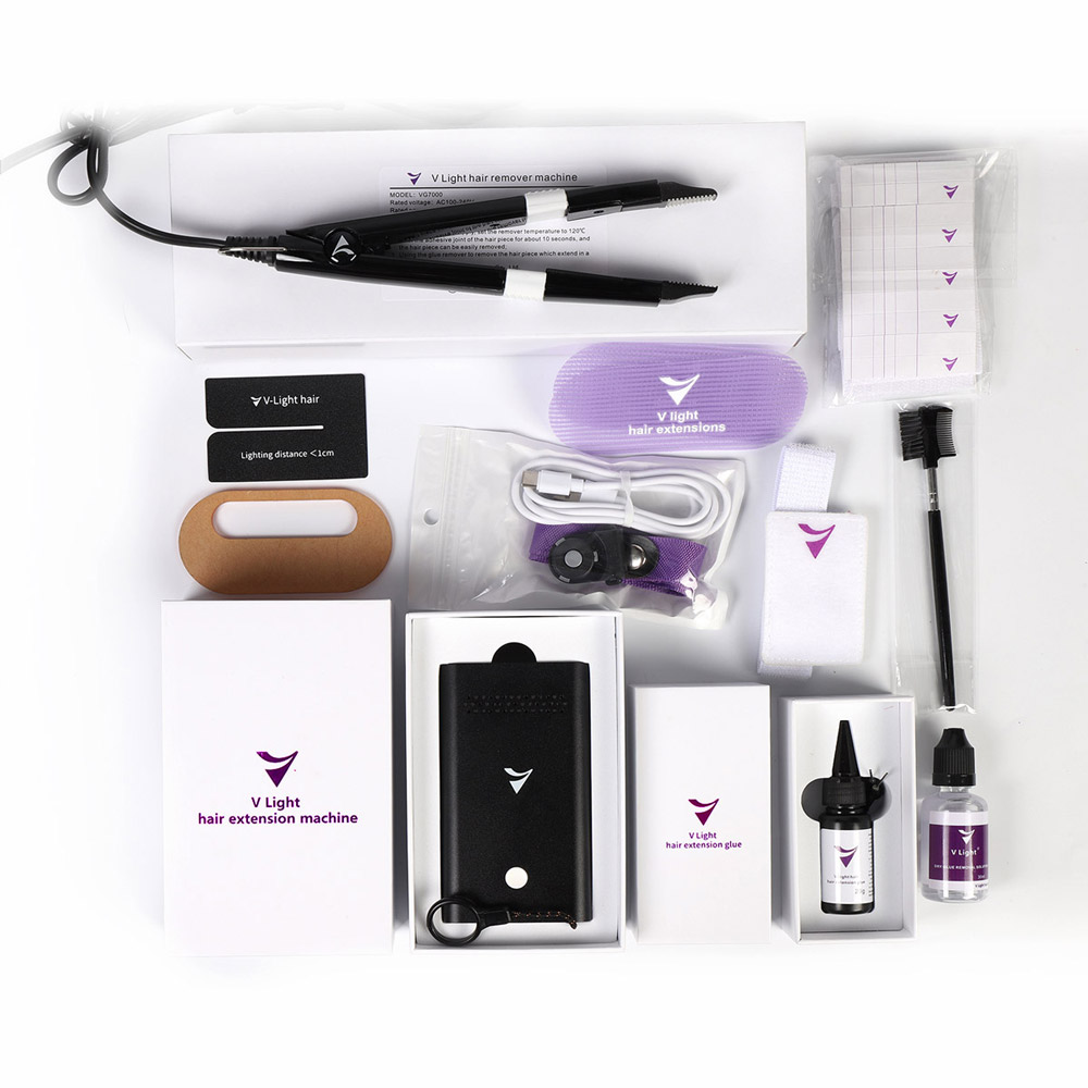 V-LIGHT HAIR EXTENSIONS PREMIUM KIT-FULL SETS