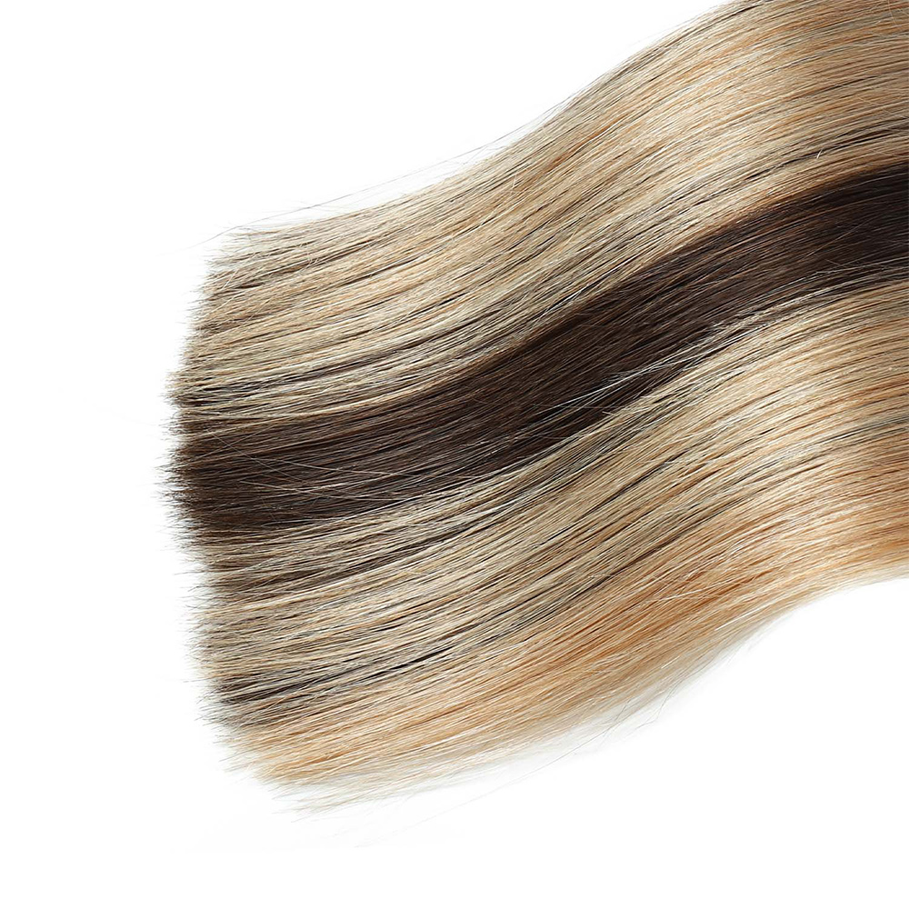 P2/27 V Light Hair Extensions Straight Premium Virgin Hair Bulk 100G/PC