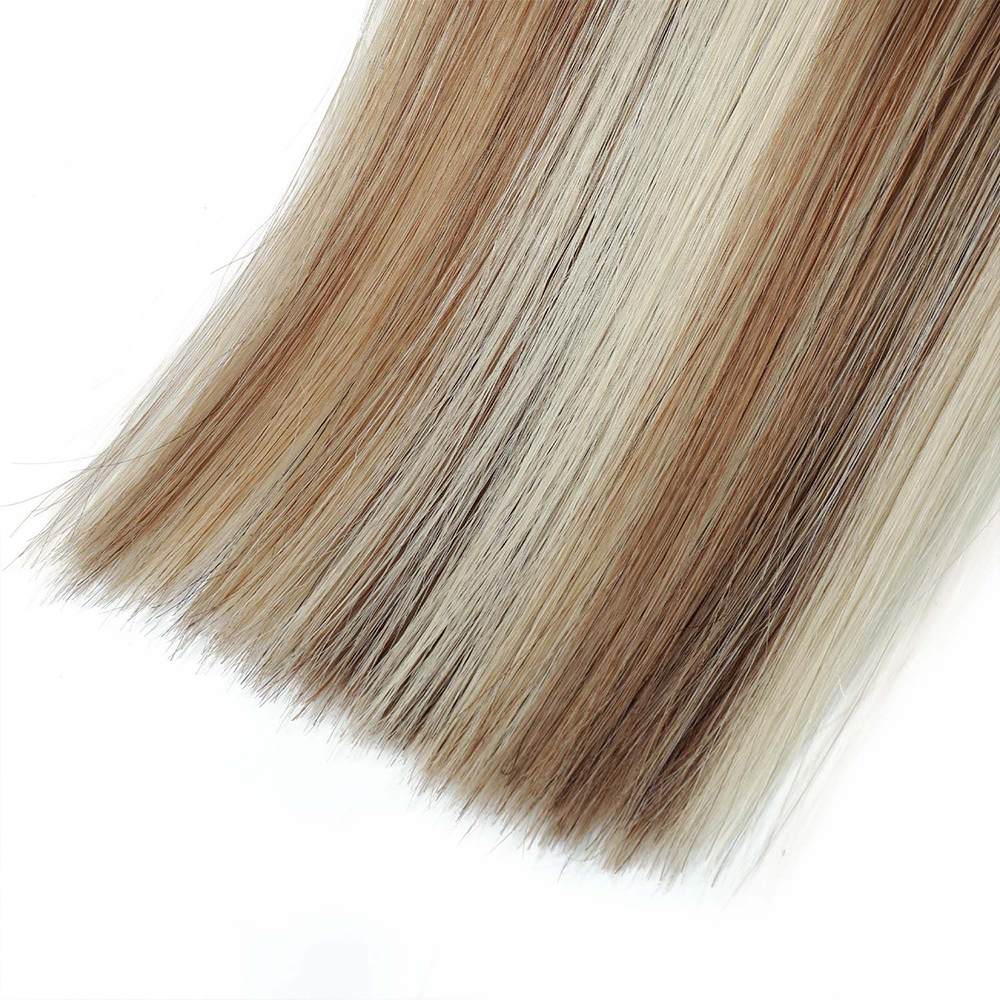 P8/60 V Light Hair Extensions Straight Premium Virgin Hair Bulk 100G/PC