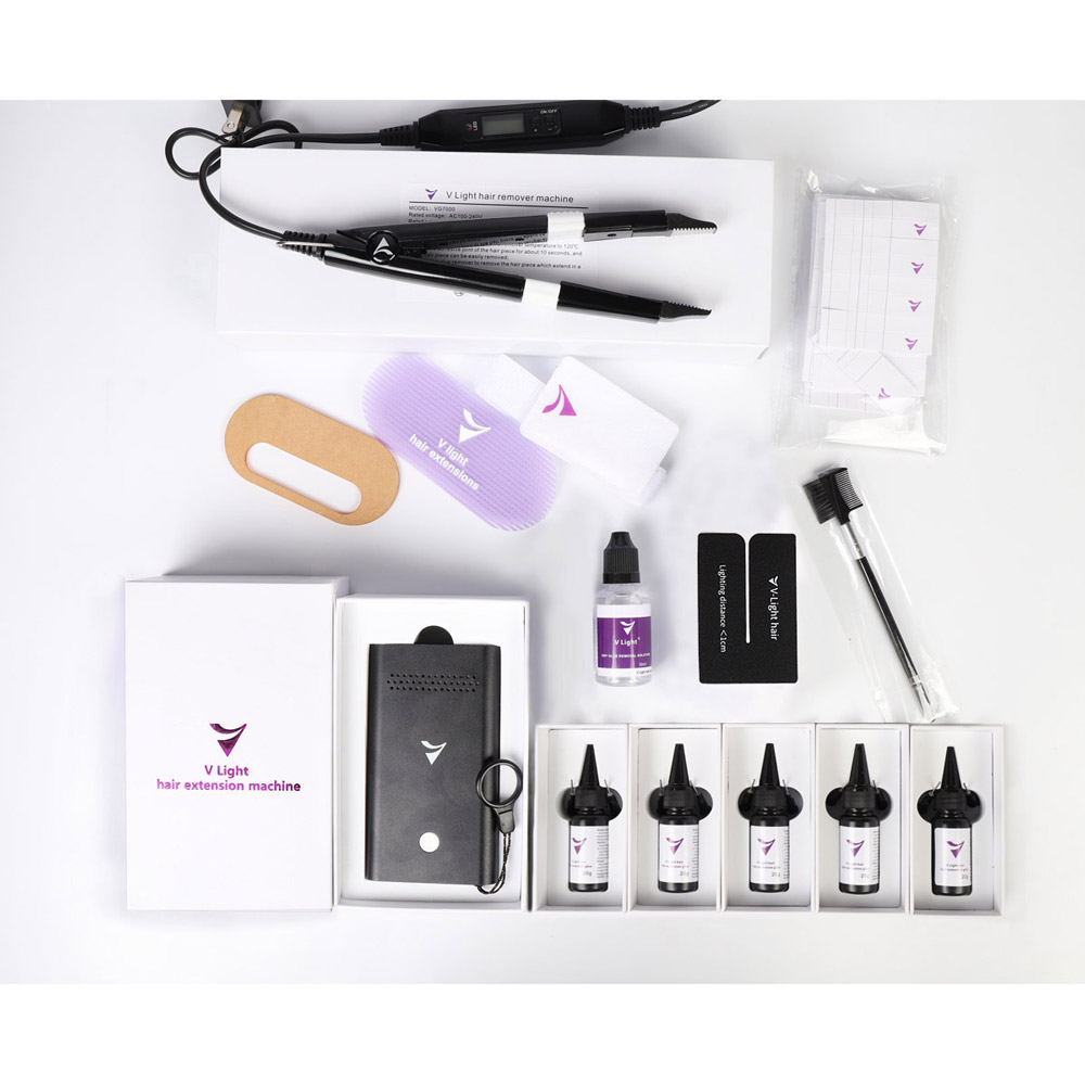 V-LIGHT HAIR EXTENSIONS PREMIUM KIT-FULL SETS