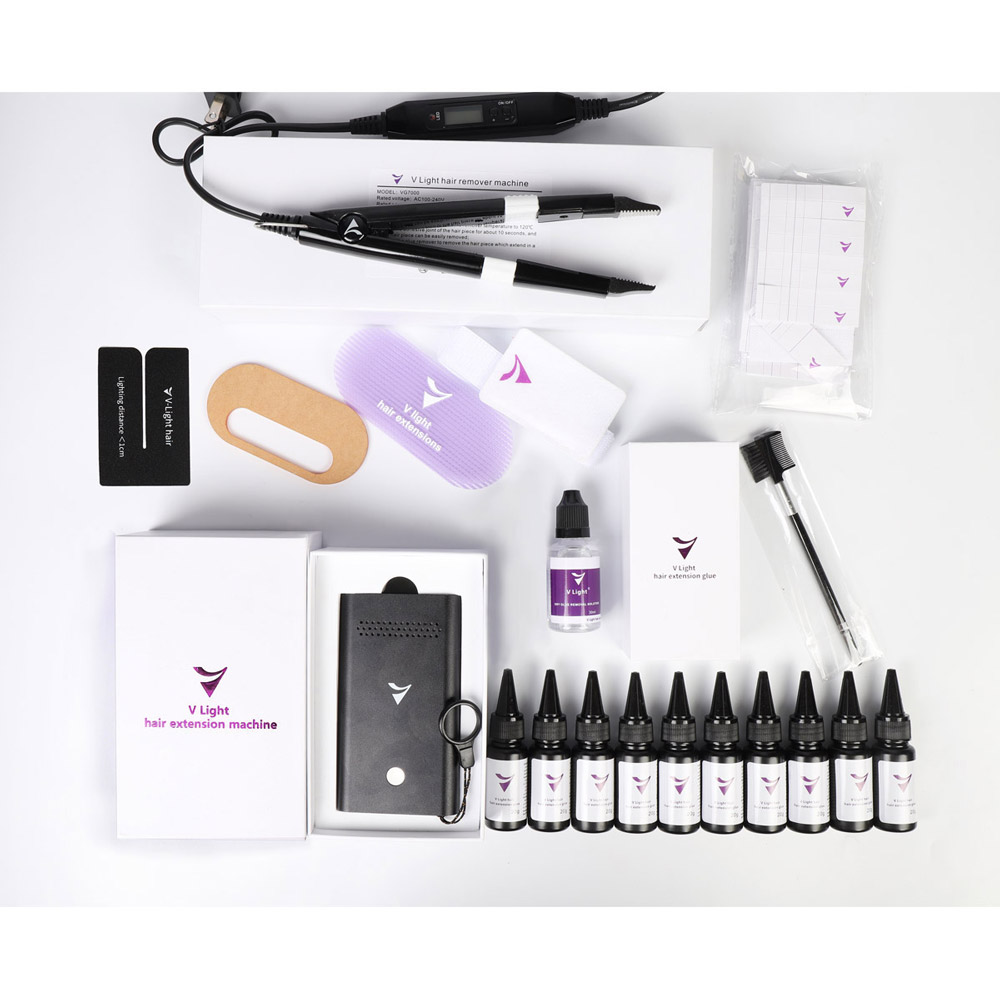 V-LIGHT HAIR EXTENSIONS PREMIUM KIT-FULL SETS