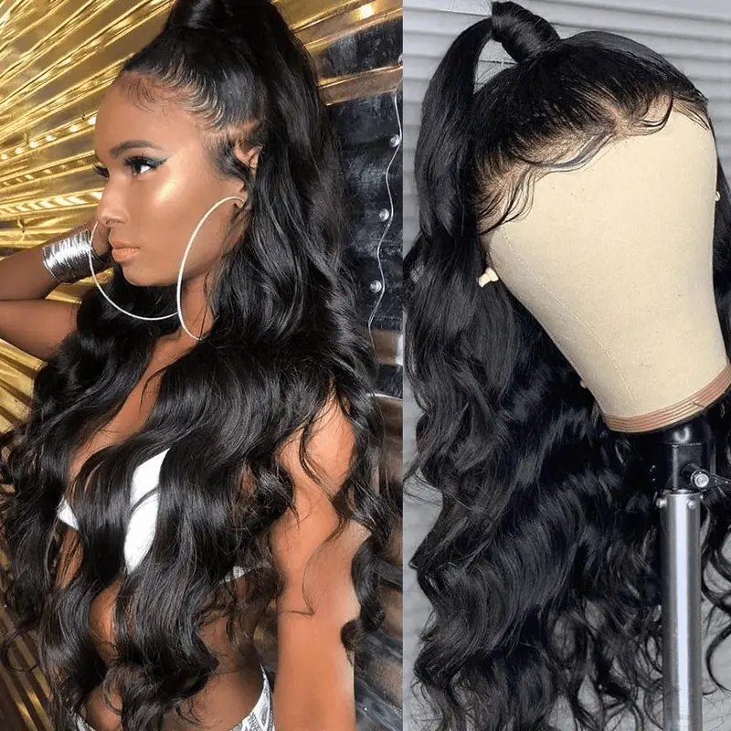 Glueless Body Wave Full Lace Wig | 100% Human Hair | Pre-Plucked Hairline | No Glue Needed