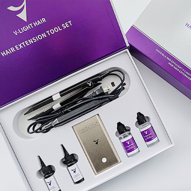 V-Light 2.0 Hair Extension Machine Full Kit Various Colors (Gift Box Packaging)