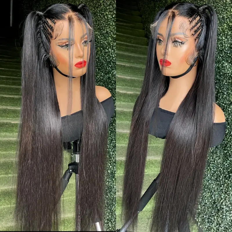 Brazilian Straight Full Lace Wig | 100% Human Hair | HD Invisible Lace | Pre-Plucked Hairline | Glueless Optional