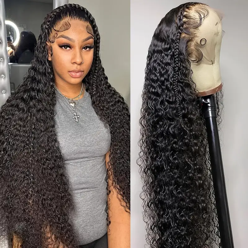 Ultimate Glueless Full Lace Wig | Water Wave Virgin Hair | Heat Resistant | All-Day Comfort