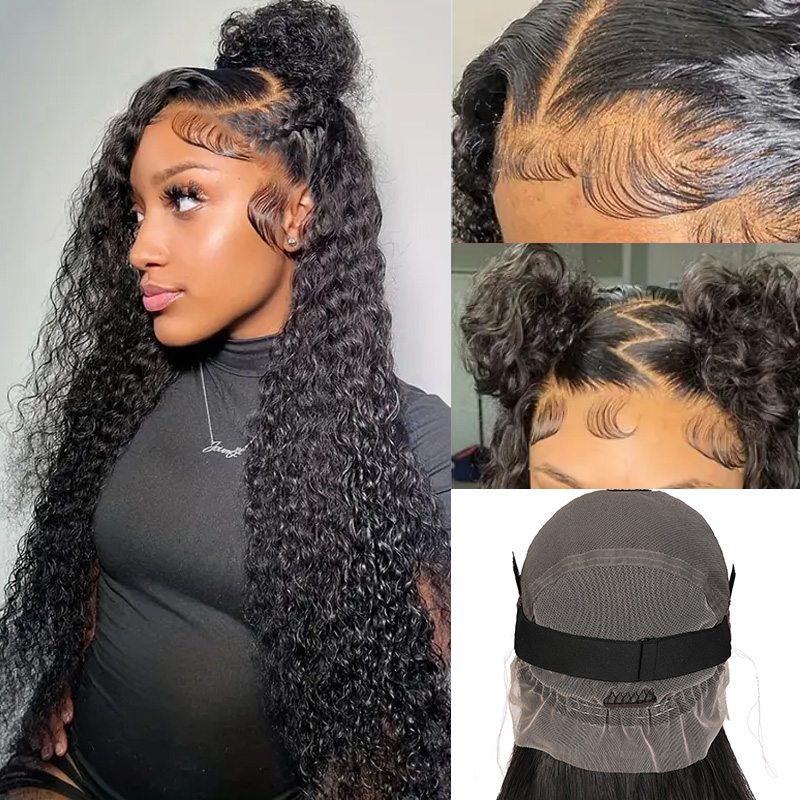 Ultimate Glueless Full Lace Wig | Water Wave Virgin Hair | Heat Resistant | All-Day Comfort