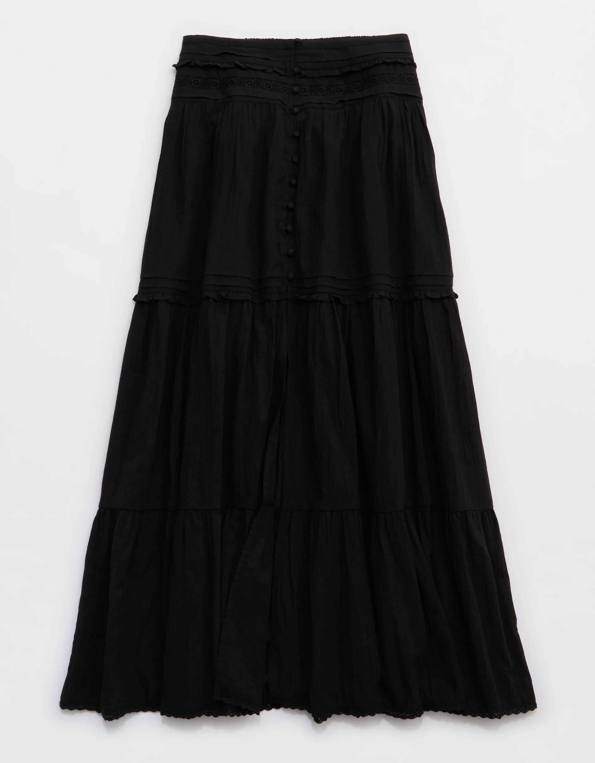 Boho Button Maxi Skirt(Buy 2 Free Shipping)