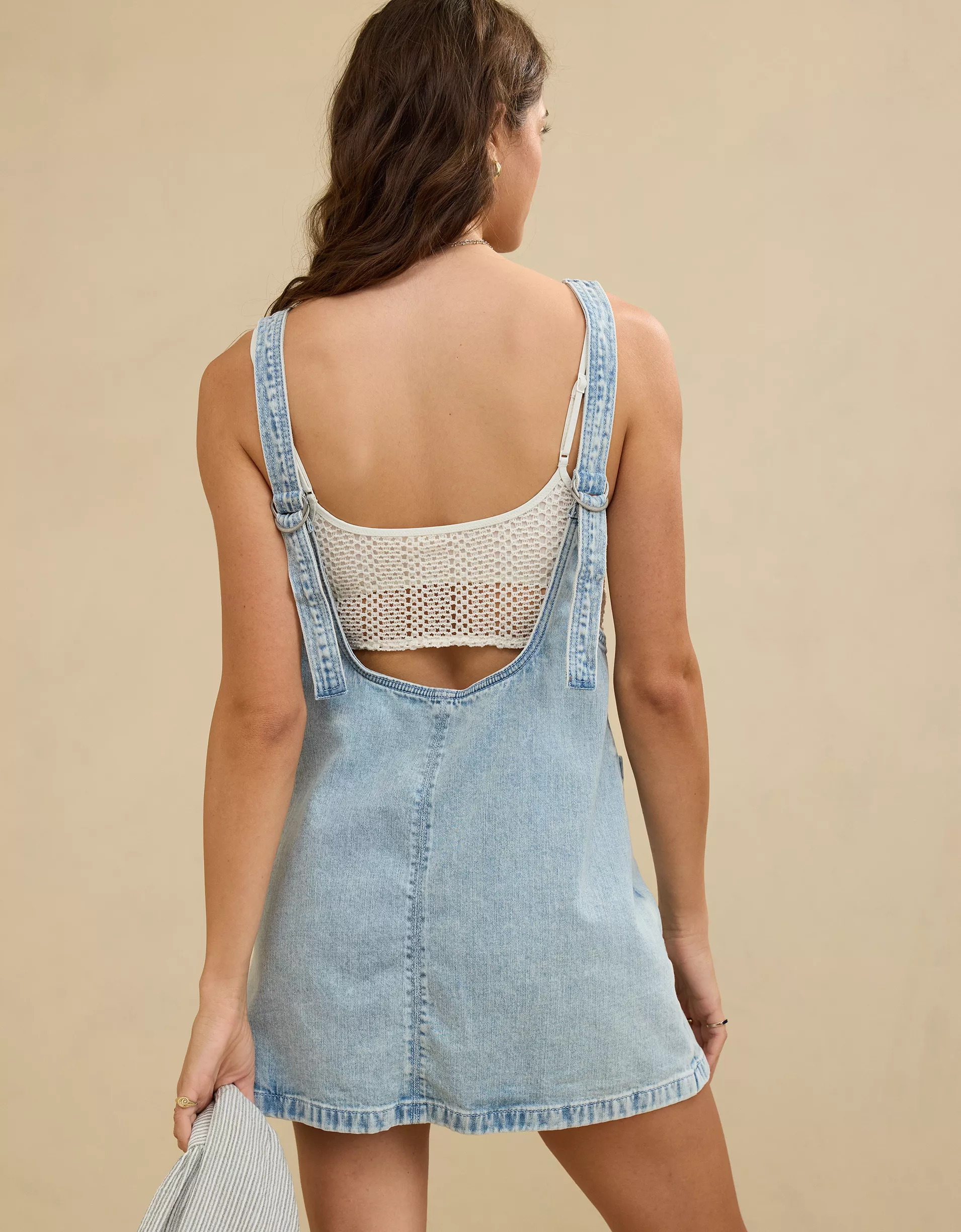 Utility Denim Skirtall (Buy 2 Free Shipping)