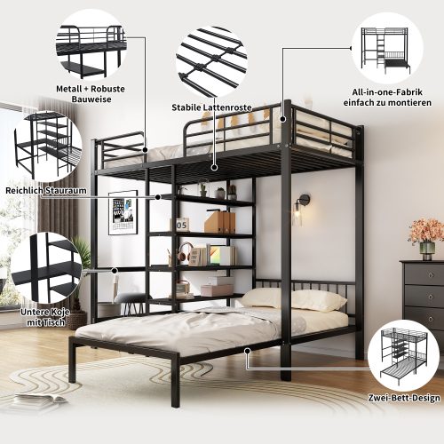 Iron bunk bed-OKWISH