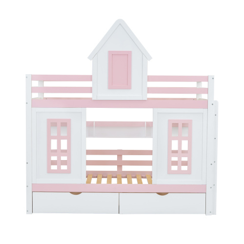 Kinderbett mit Dach und Fenster-OKWISH