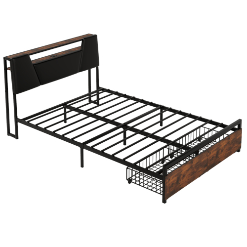 Flaches Bett mit Eisenrahmen-OKWISH