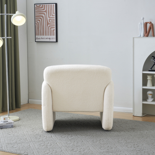 Freizeitstuhl Sessel Teddy Samt Sofastuhl Polsterstuhl Einzelsofastuhl Sessel