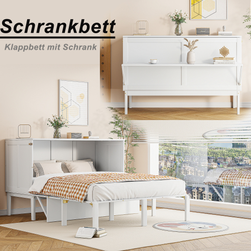 Wandklappbett mit Lattenrost-OKWISH
